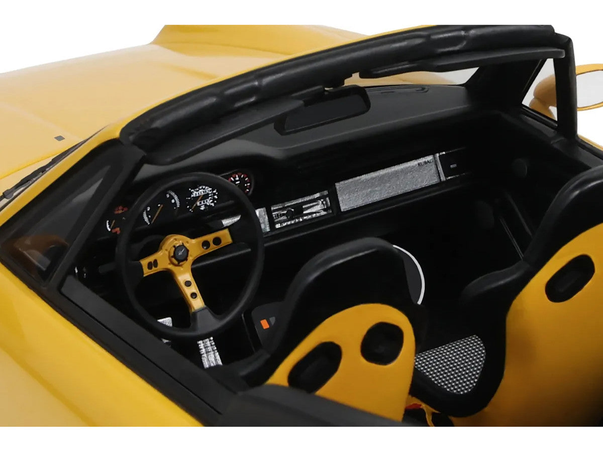 2023 Porsche 911 RWB Body Kit Yellow with Black Stripes 1/18 Model Car by GT Spirit-3